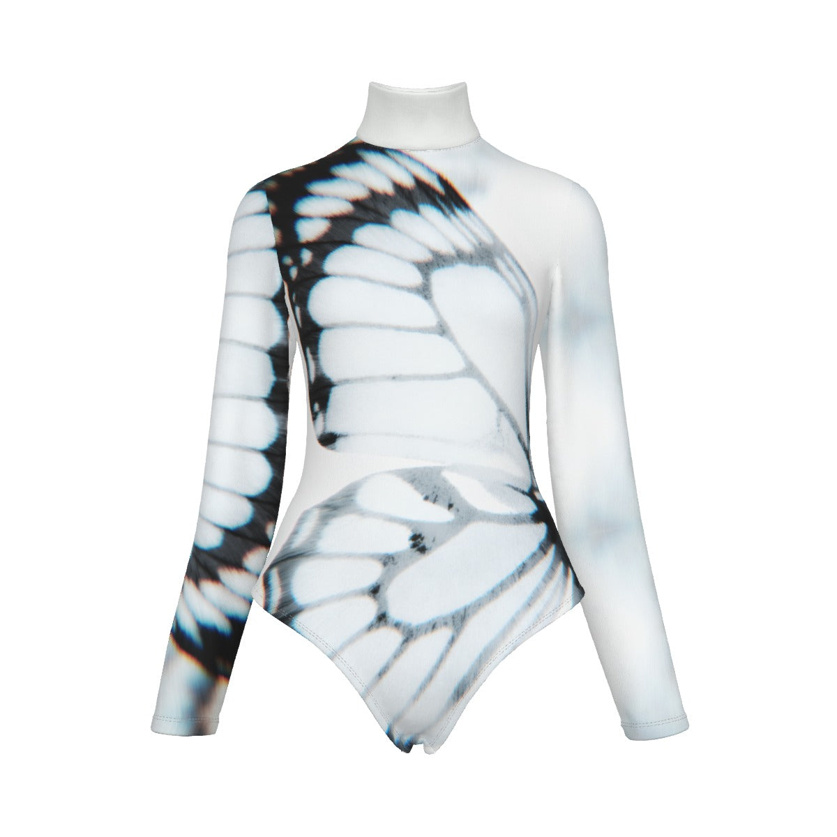 MOTHER by Riffhaus - Women's Stretchy Ribbed Turtleneck Long Sleeve Bodysuit - Sofia Isella Riff