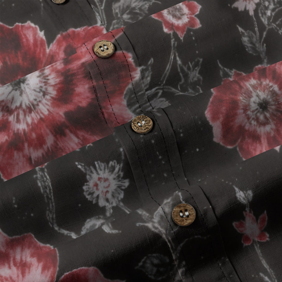 THISTLE by Riffhaus - Men's Casual Lapel Long Sleeve Cotton Shirt - Florence + The Machine Riff