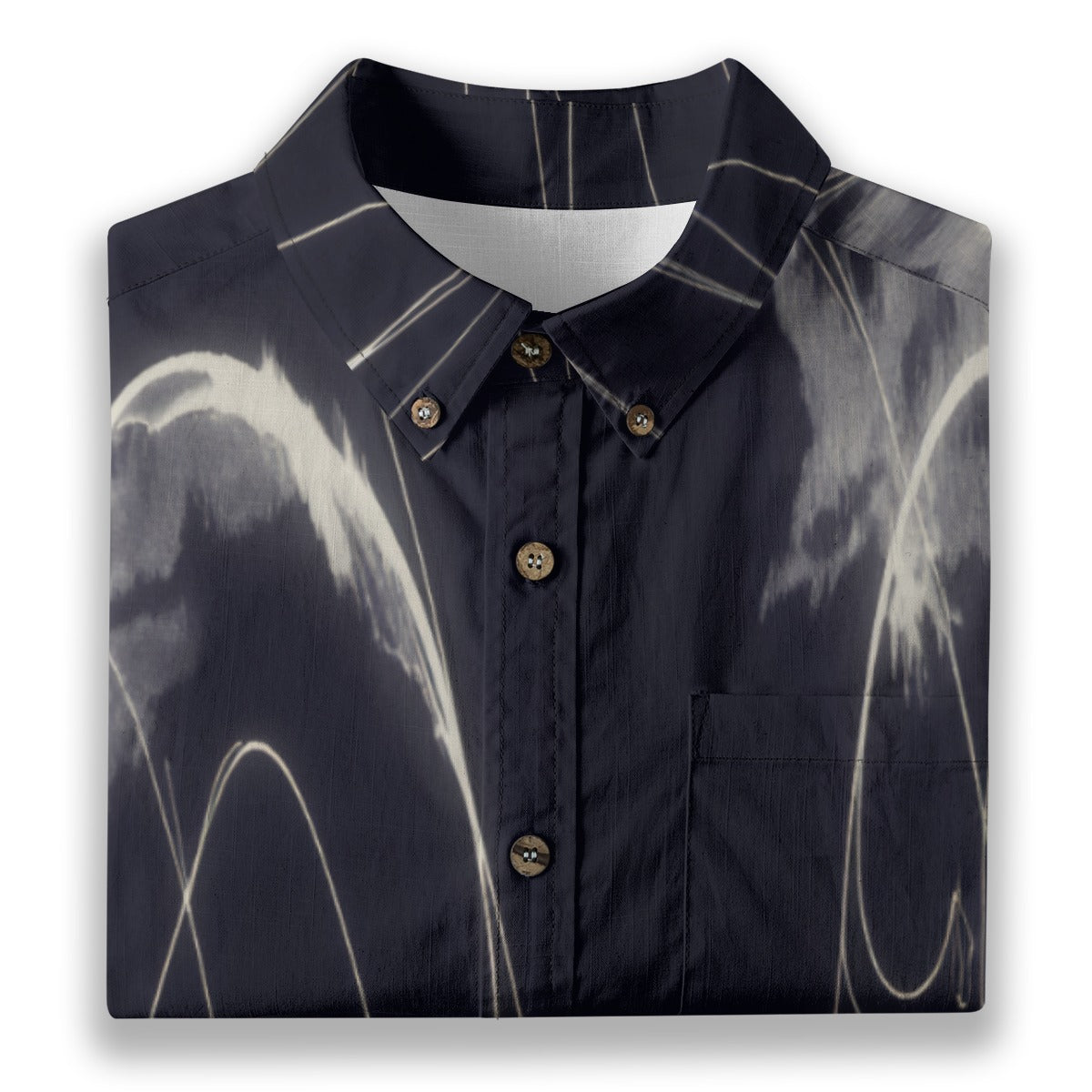 WAVELENGTH by Riffhaus - Men's Breathable Cotton Shirt|125GSM