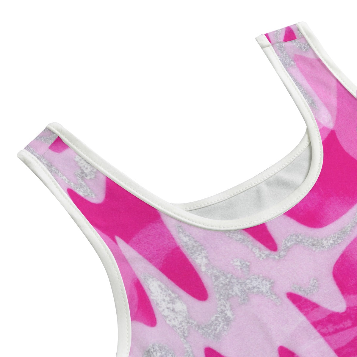 Riff Haus Women's Yoga Set - Pink Energy Sofi Tukker Print with High Waist & Stretch Fabric