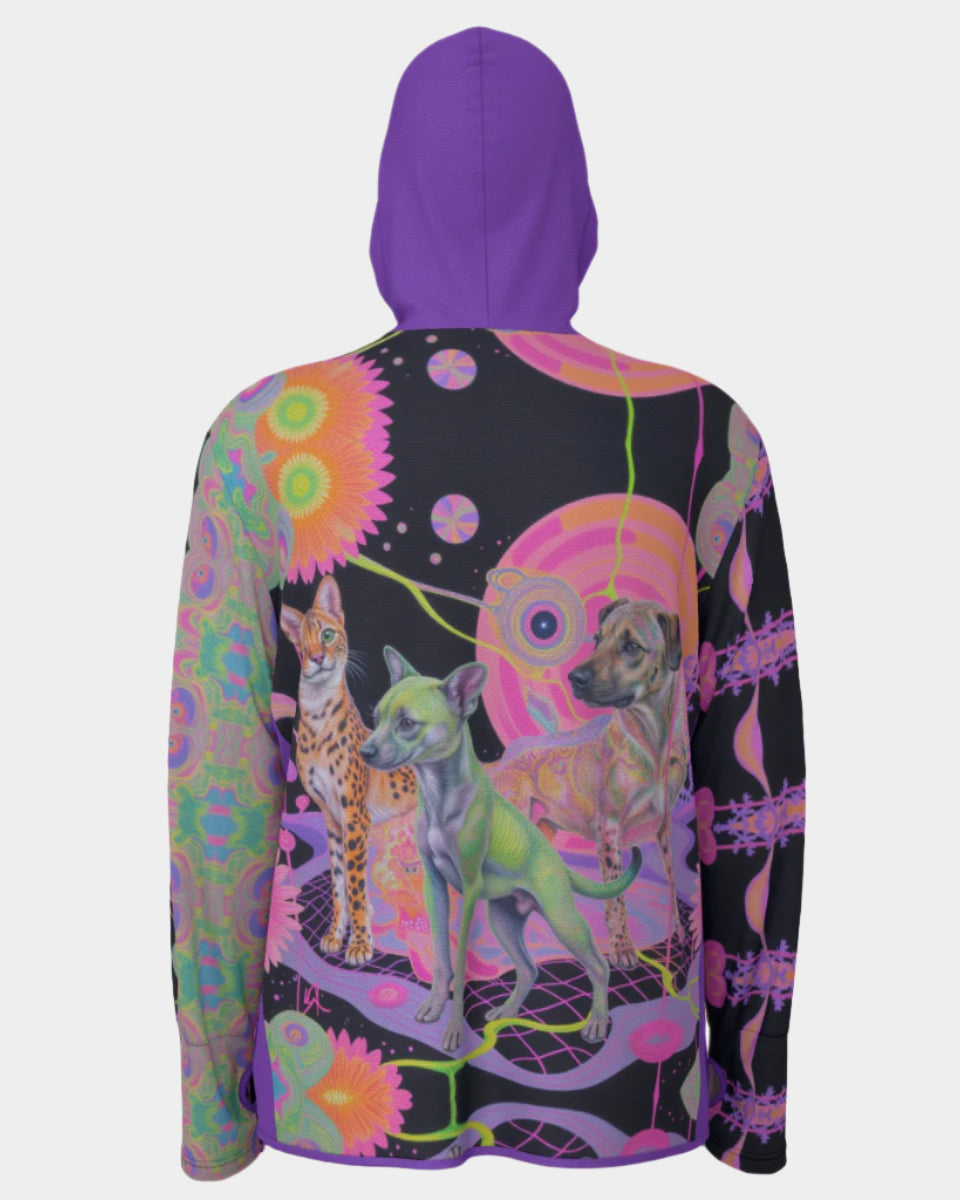 Riff Haus Men's Protection Jacket with Thumb Holes & Anti-UV50+ for Festival Season