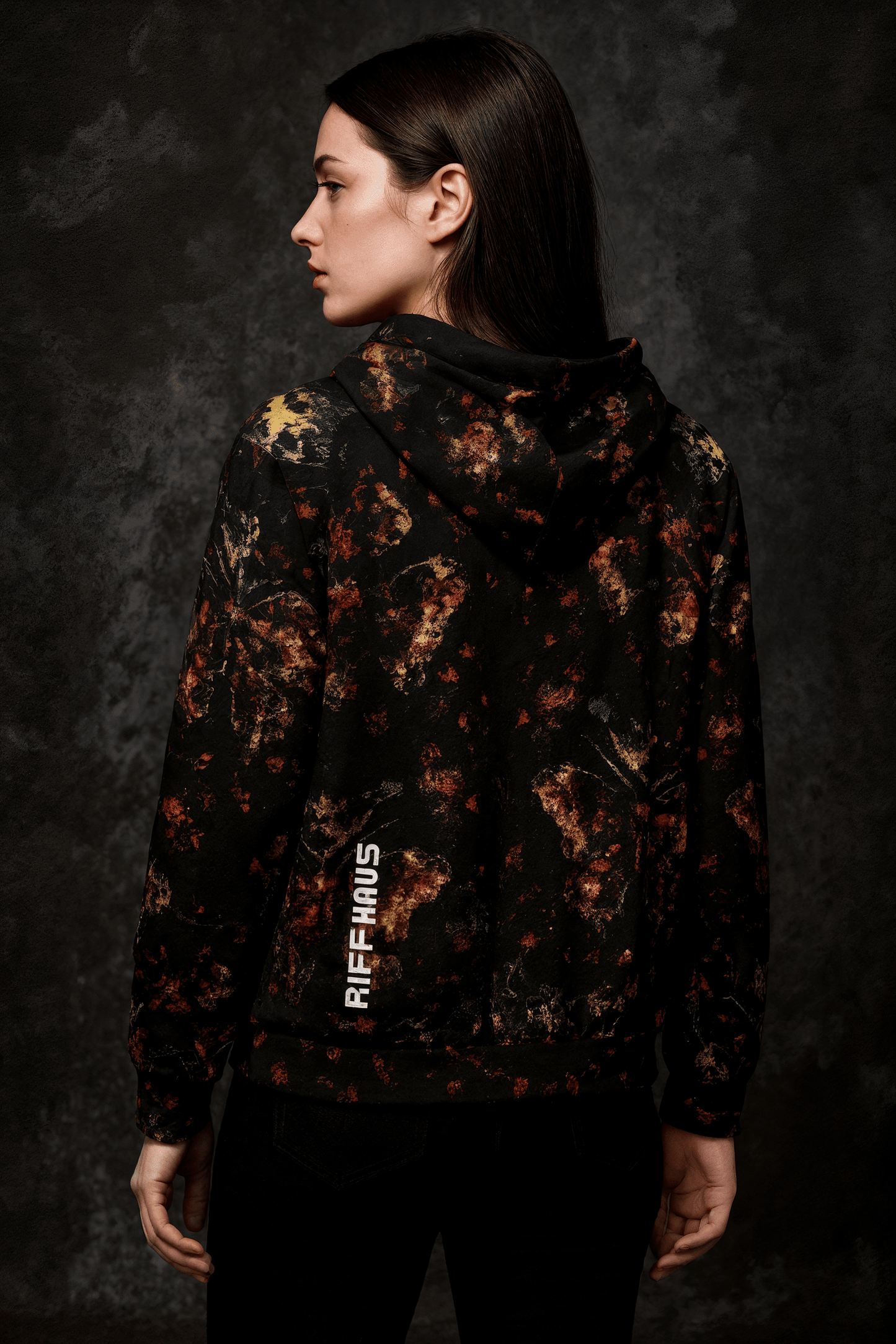 COCOON by Riffhaus - Heavy Unisex Cotton Pullover Hoodie With Zipper - Sofia Isella Riff