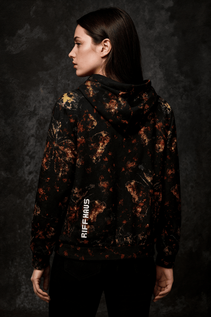 COCOON by Riffhaus - Heavy Unisex Cotton Pullover Hoodie With Zipper - Sofia Isella Riff