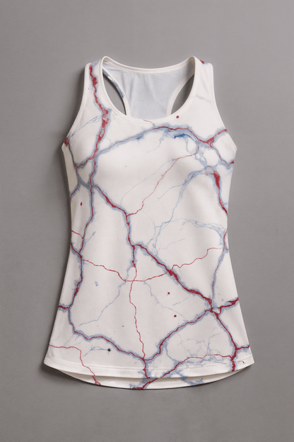MADE OF ASS AND GLASS by Riffhaus - Women's Workout Tank Top - Sofia Isella Riff