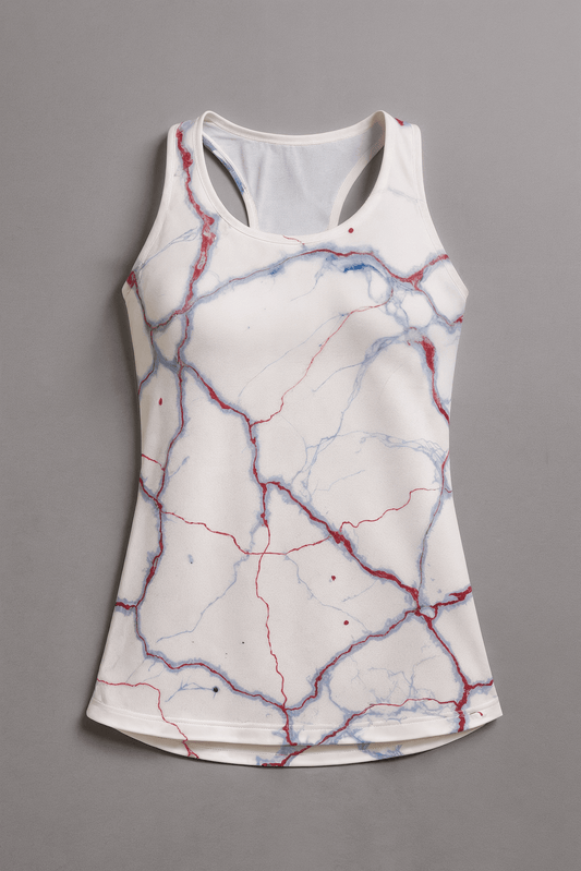 MADE OF ASS AND GLASS by Riffhaus - Women's Workout Tank Top - Sofia Isella Riff