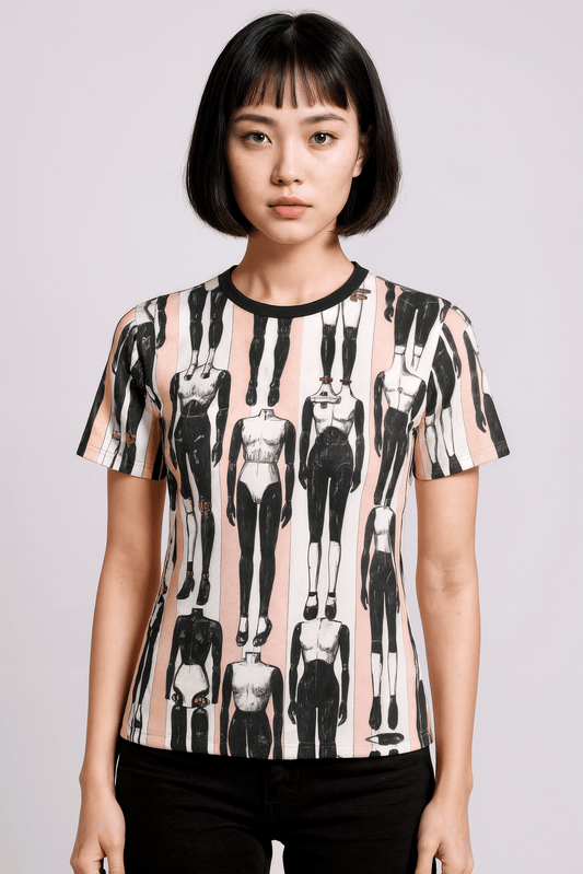 DOLLPEOPLE by Riffhaus - Unisex Cotton T-Shirt - Sofia Isella Riff
