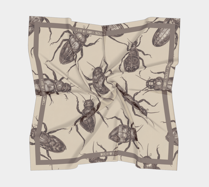 DECAY by Riffhaus - Silk Scarf Bugs - Sofia Isella Riff