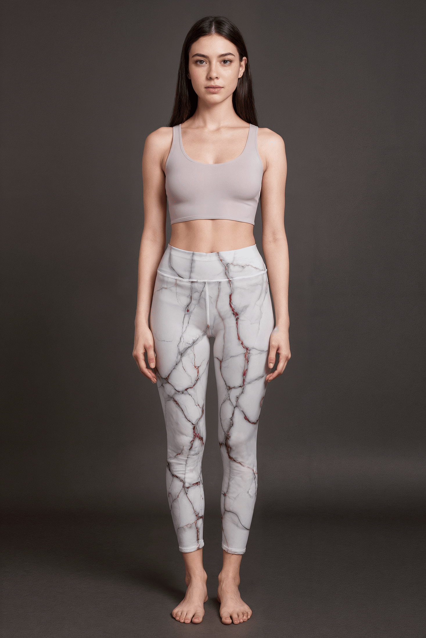 DANCED by Riffhaus - Women’s High-Waisted Yoga Pants - Sofia Isella Riff