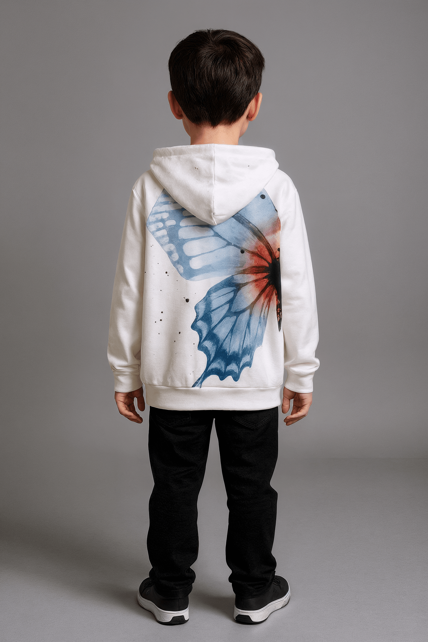 SCHMETTERLING by Riffhaus - Kid's Zip Up Raglan Sleeve Hoodie | 310GSM Cotton - Sofia Isella Riff