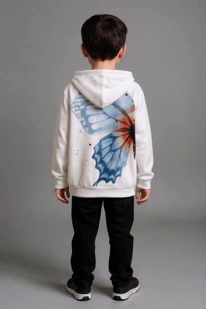 SCHMETTERLING by Riffhaus - Kid's Zip Up Raglan Sleeve Hoodie | 310GSM Cotton - Sofia Isella Riff
