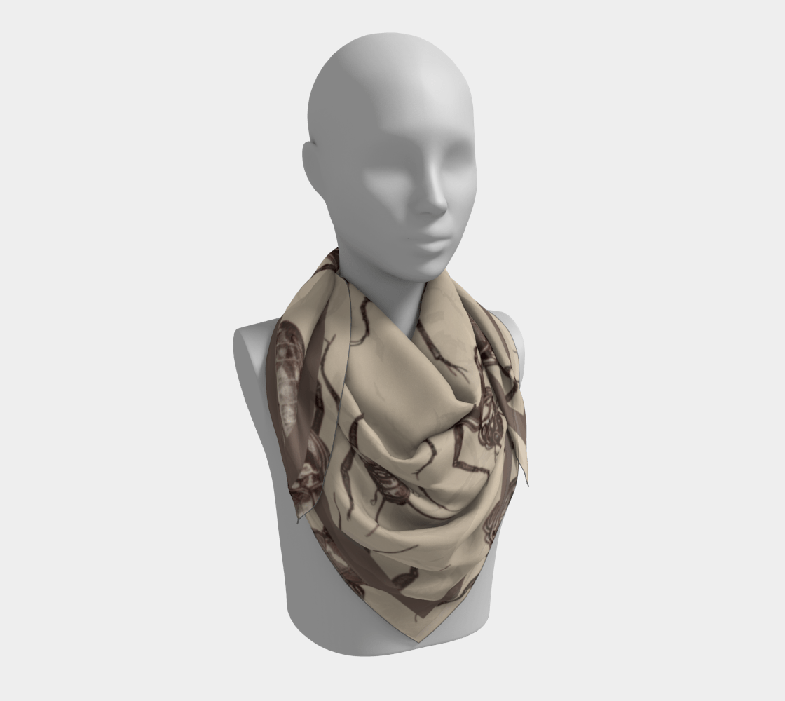 DECAY by Riffhaus - Silk Scarf Bugs - Sofia Isella Riff