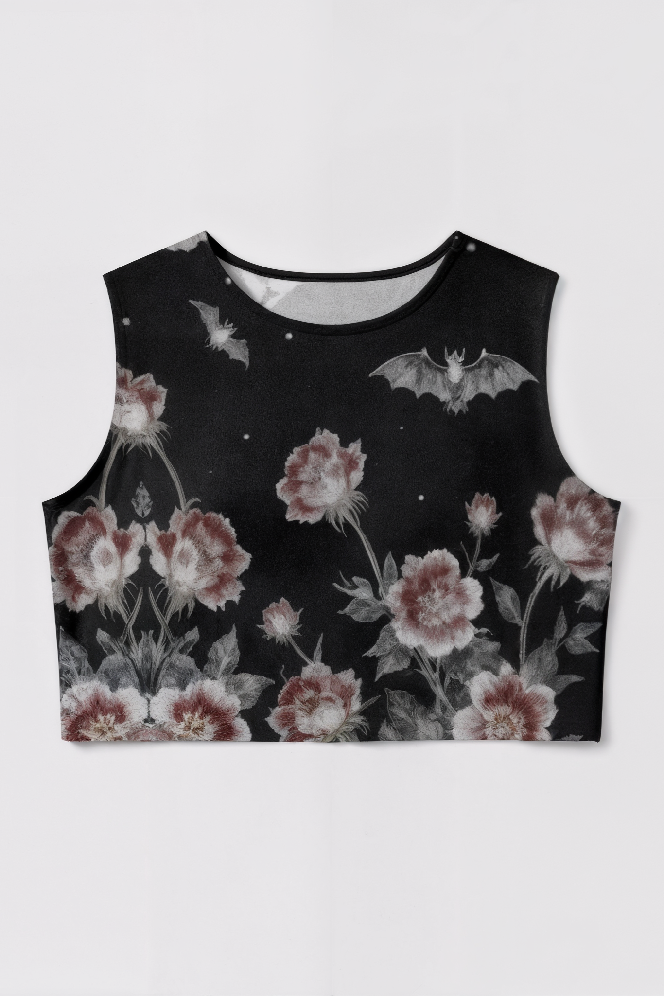MOTHER BAT by Riffhaus  - Women's Sleeveless Cropped Top - Florence + The Machine Riff
