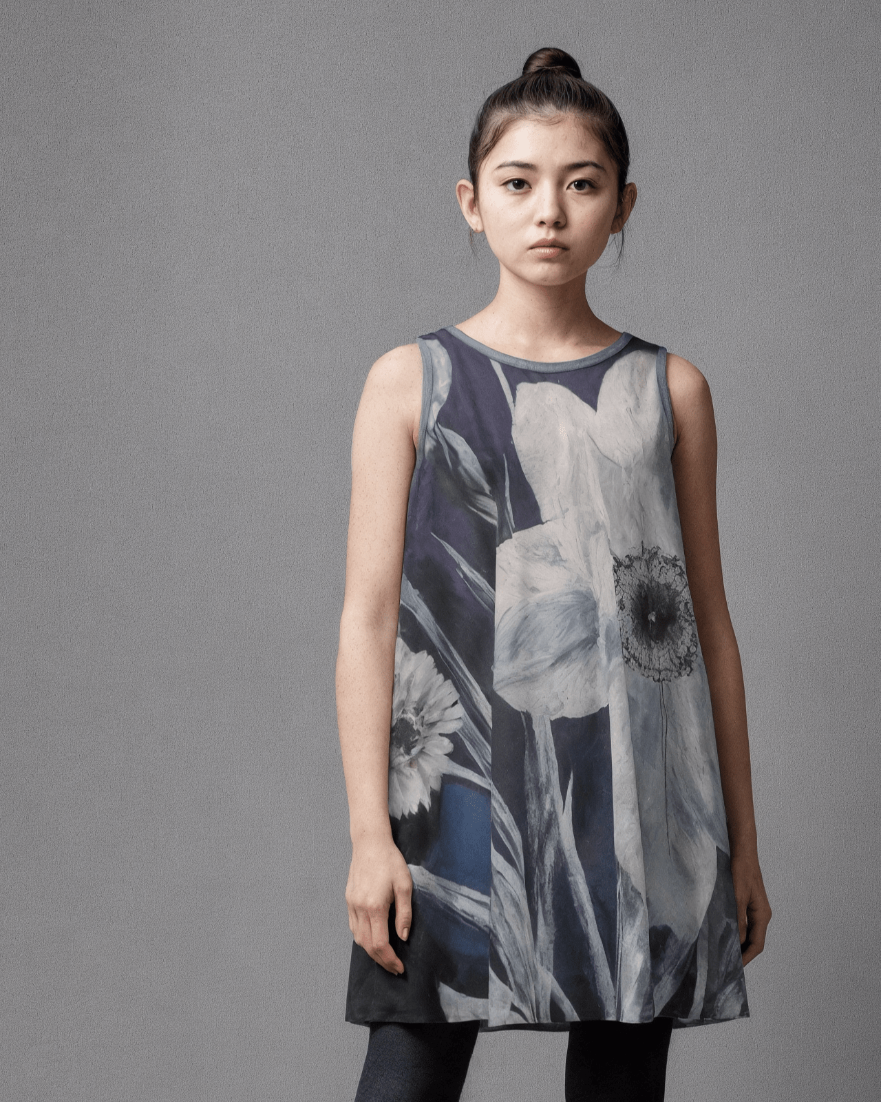 FROST DREAM by Riffhaus Kid's Sleeveless Dress 100% Cotton - Aurora Frozen Riff