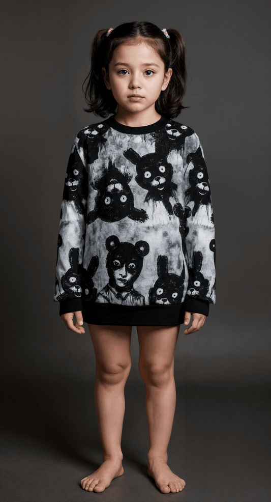 Mini Me VOODOO by Riffhaus - Kid's Cotton Sweatshirt - Sofia Isella Riff