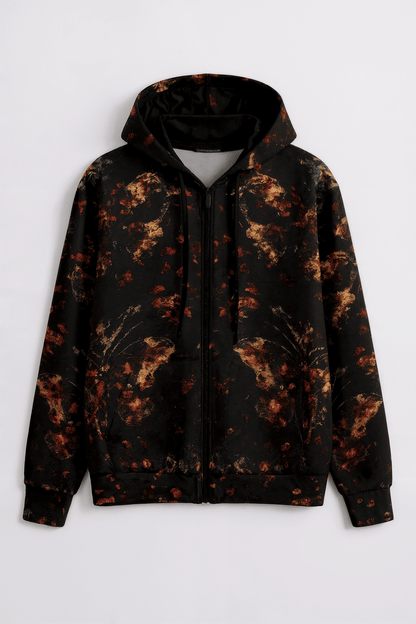 COCOON by Riffhaus - Heavy Unisex Cotton Pullover Hoodie With Zipper - Sofia Isella Riff