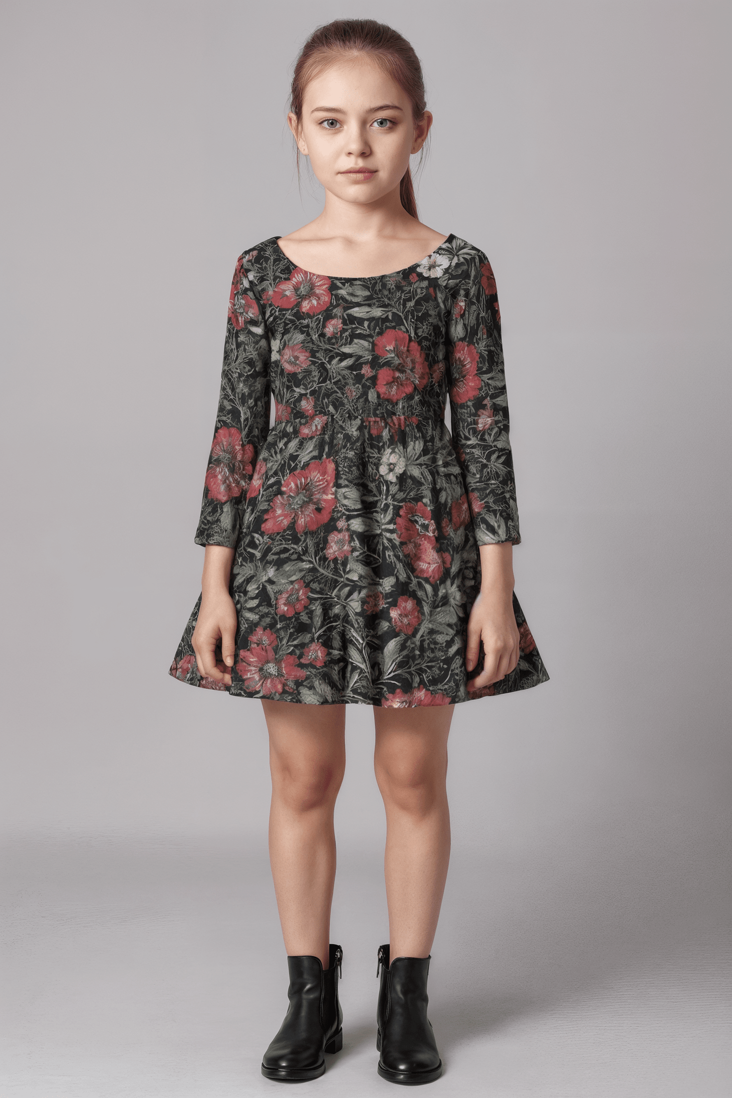 BOUQUET by Riffhaus - Kid's Long Sleeve Dress - Florence + The Machine Riff