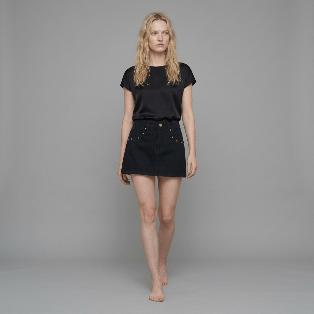 COMING / GOING Riffhaus mini skirt