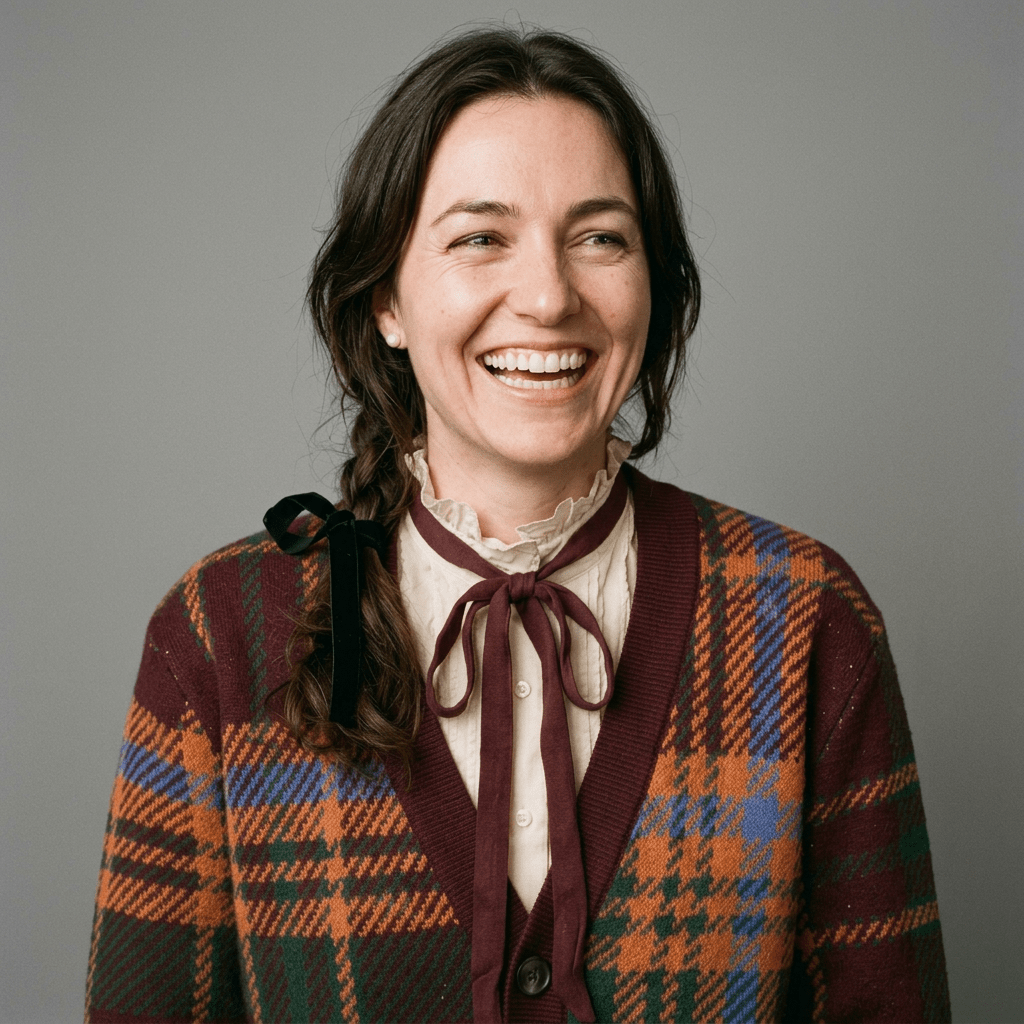 COURT TARTAN Riffhaus Cardigan