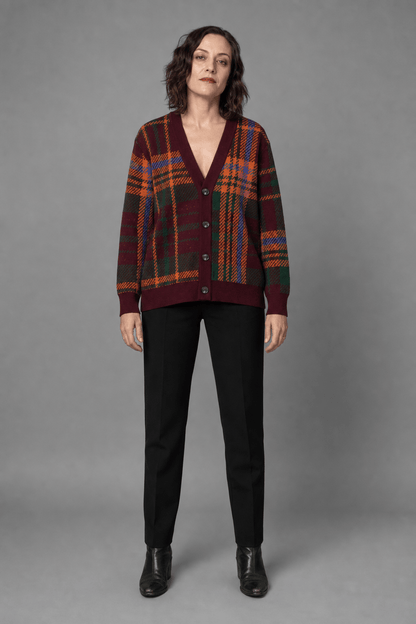 COURT TARTAN Riffhaus Cardigan