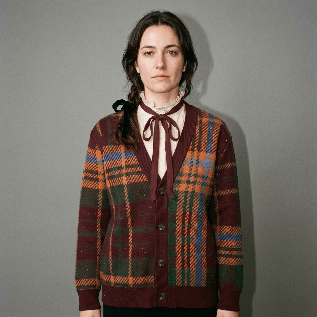 COURT TARTAN Riffhaus Cardigan