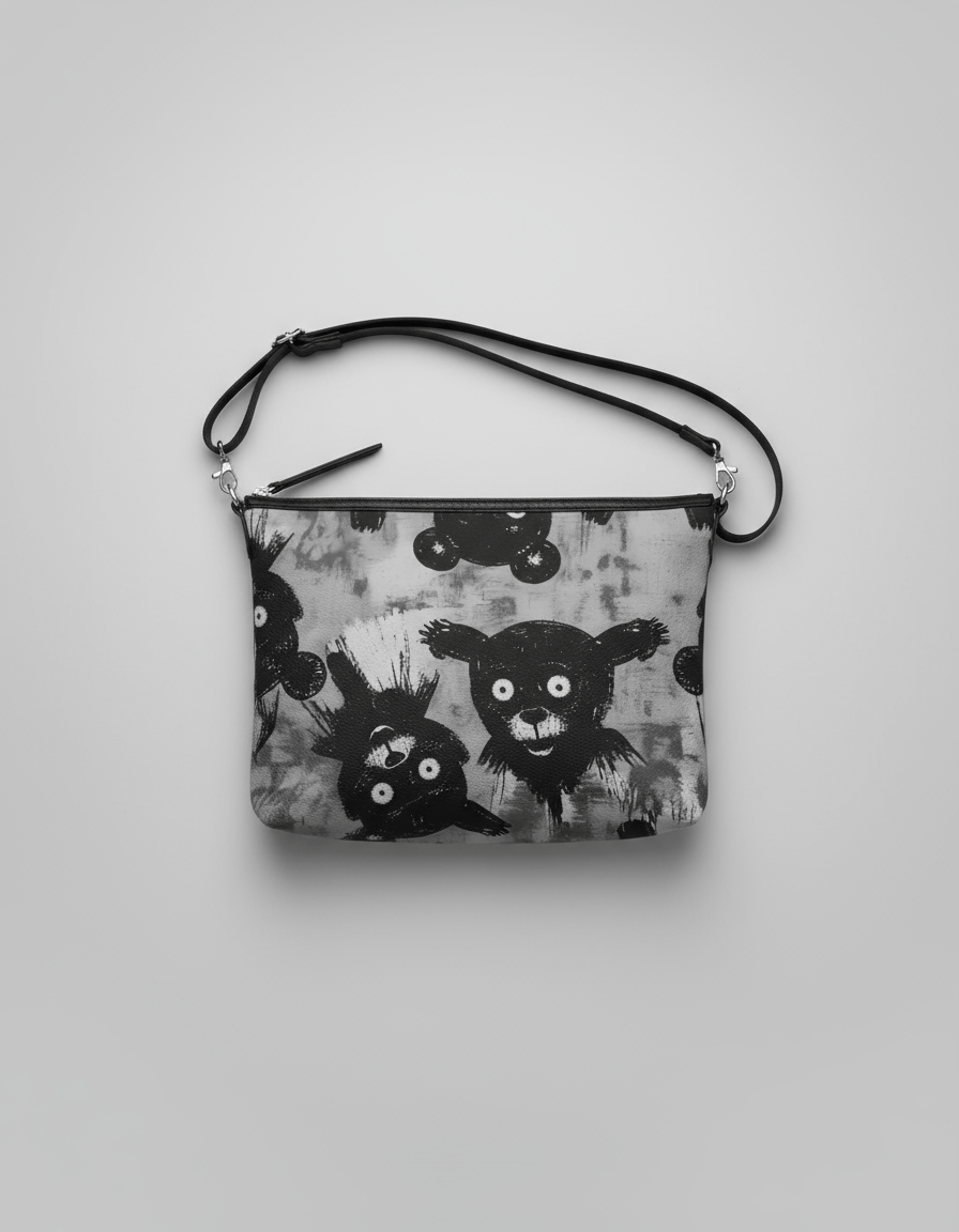 DOLL MEN Riffhaus Vegan Leather Crossbody Purse