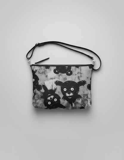 DOLL MEN Riffhaus Vegan Leather Crossbody Purse