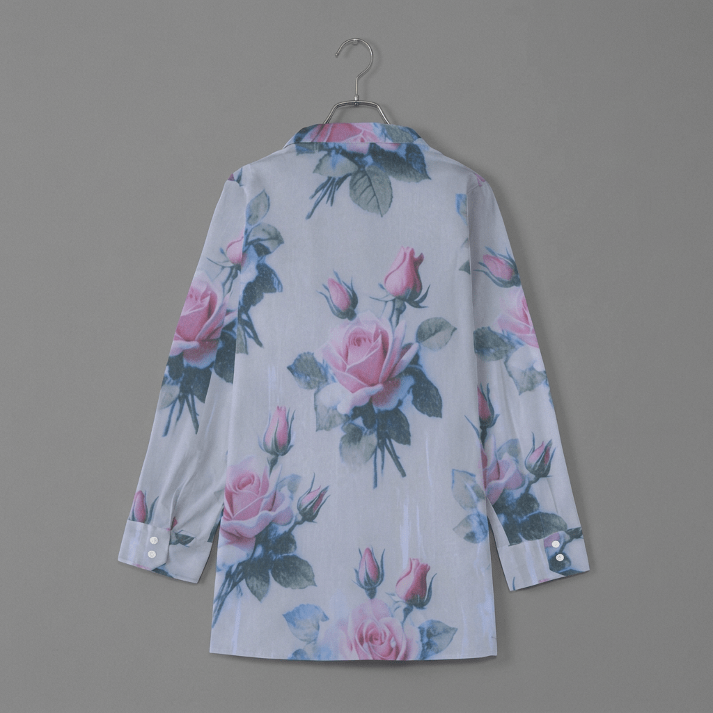 DRINKING ACID Riffhaus Long-Sleeve Cotton-Blend Shirt