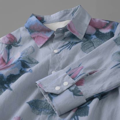 DRINKING ACID Riffhaus Long-Sleeve Cotton-Blend Shirt