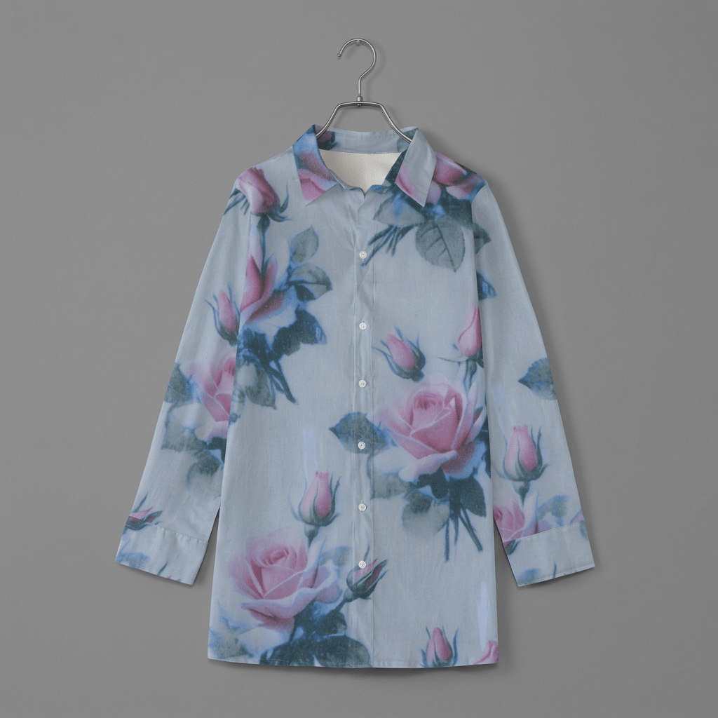 DRINKING ACID Riffhaus Long-Sleeve Cotton-Blend Shirt