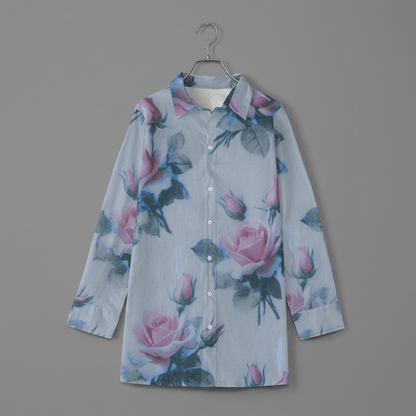 DRINKING ACID Riffhaus Long-Sleeve Cotton-Blend Shirt