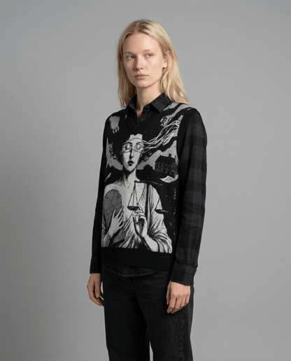 DUE PROCESS Riffhaus Sweater Vest