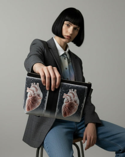 FROZEN HEART Riffhaus Makeup Bag