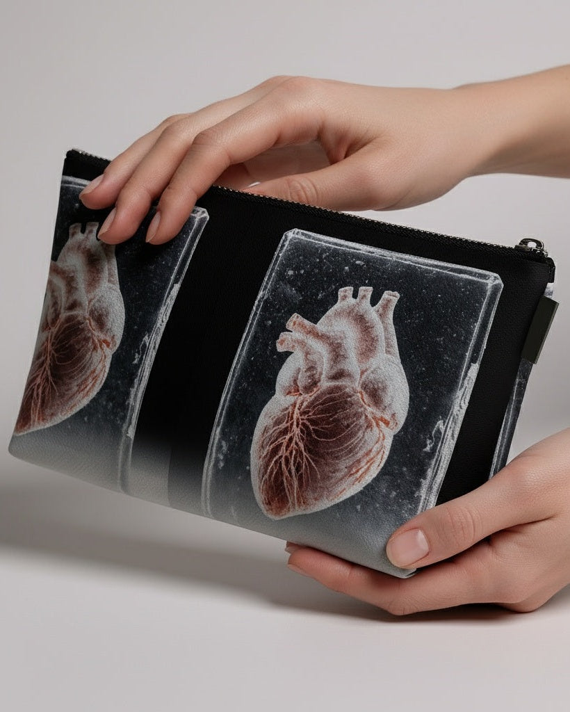 FROZEN HEART Riffhaus Makeup Bag