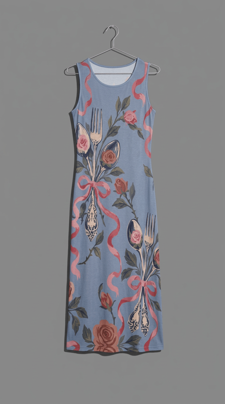 GOOD GIRL Riffhaus Jersey Maxi Dress