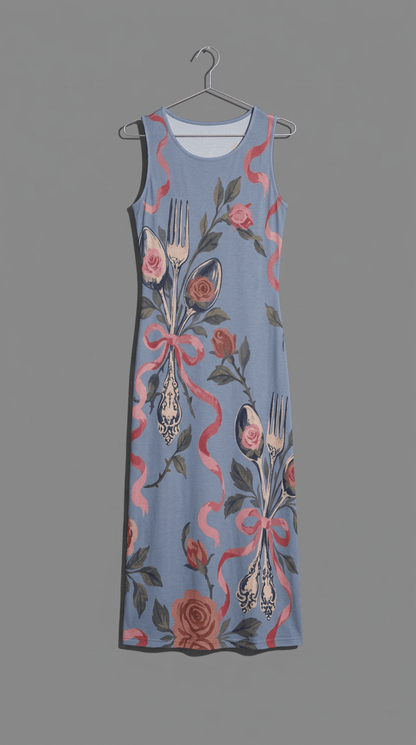 GOOD GIRL Riffhaus Jersey Maxi Dress