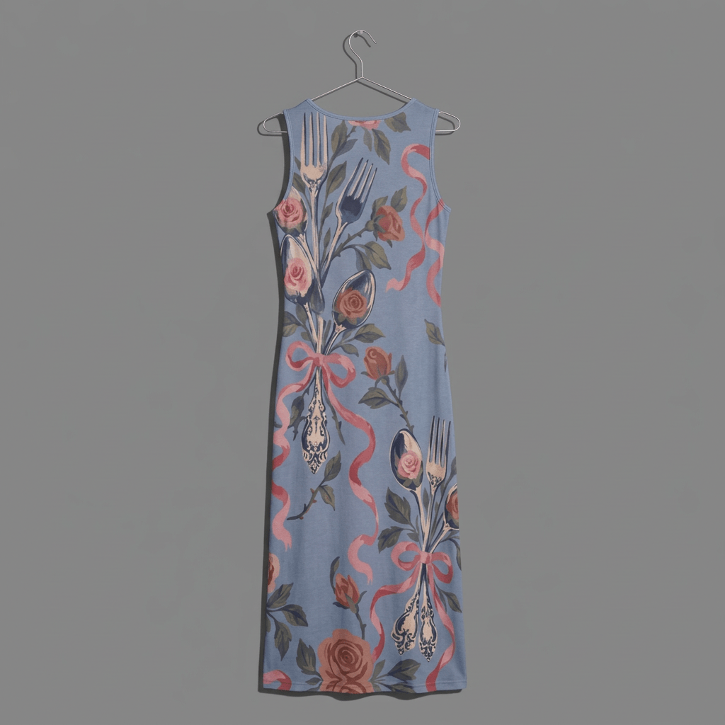GOOD GIRL Riffhaus Jersey Maxi Dress