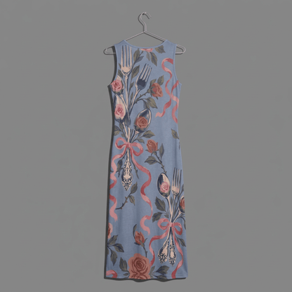 GOOD GIRL Riffhaus Jersey Maxi Dress