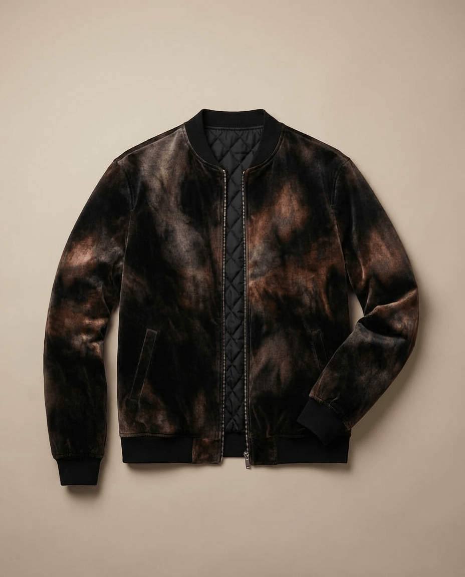 HOUSE Riffhaus Mens Bomber Jacket