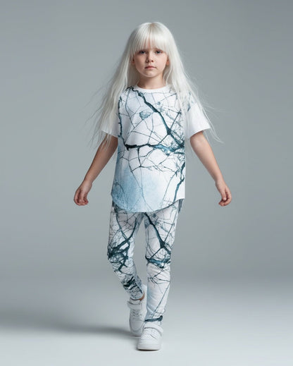 SEED by Riffhaus - Kids' Casual Top and Pants Set - Aurora Frozen Riff