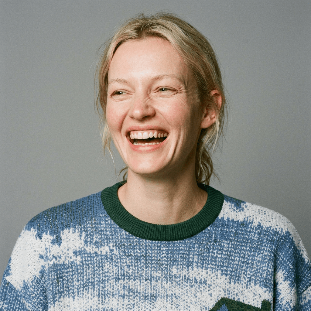 LITTLE HOUSE Riffhaus relaxed knit sweater