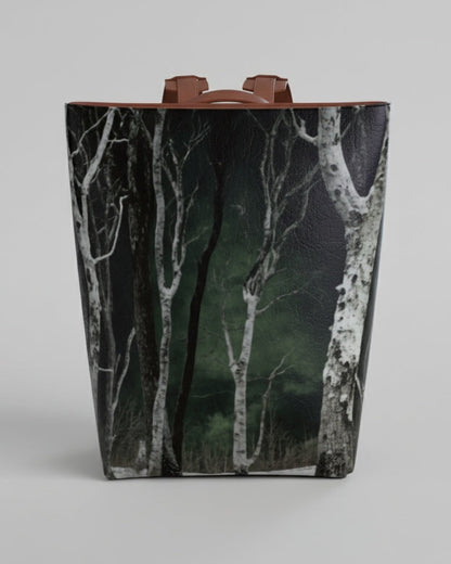LAST TREE by Riffhaus - Vegan Leather Backpack - Aurora Frozen Riff