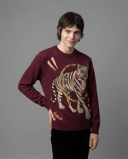 OUT OF THE RING Riffhaus relaxed knit sweater