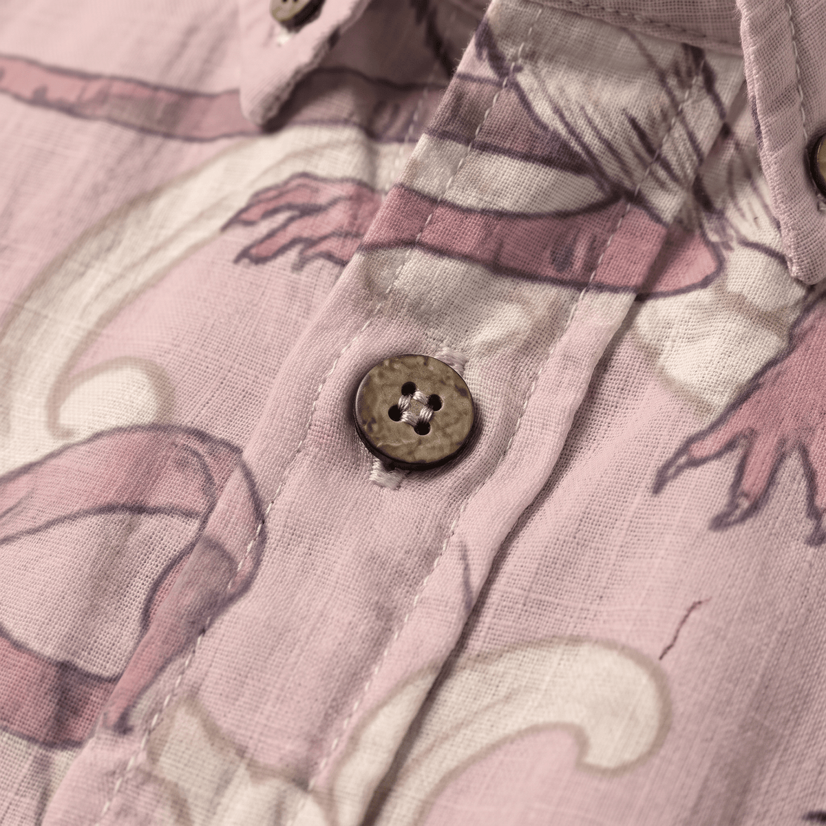 PETTY CRIMES Riffhaus Short-Sleeve Cotton Shirt