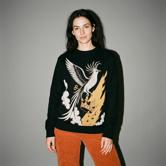 SONGBIRD Riffhaus relaxed knit sweater