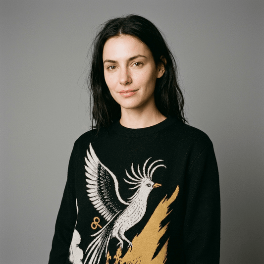 SONGBIRD Riffhaus relaxed knit sweater