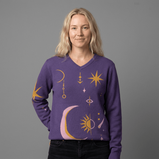 SOOTHSAYER Riffhaus knit sweater v-neck