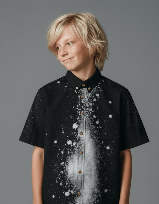 SUGAR LINE by Riffhaus - Children's Shirt With Pocket | 125GSM Cotton - Riff on Rosalía's Berghain Riffhaus 