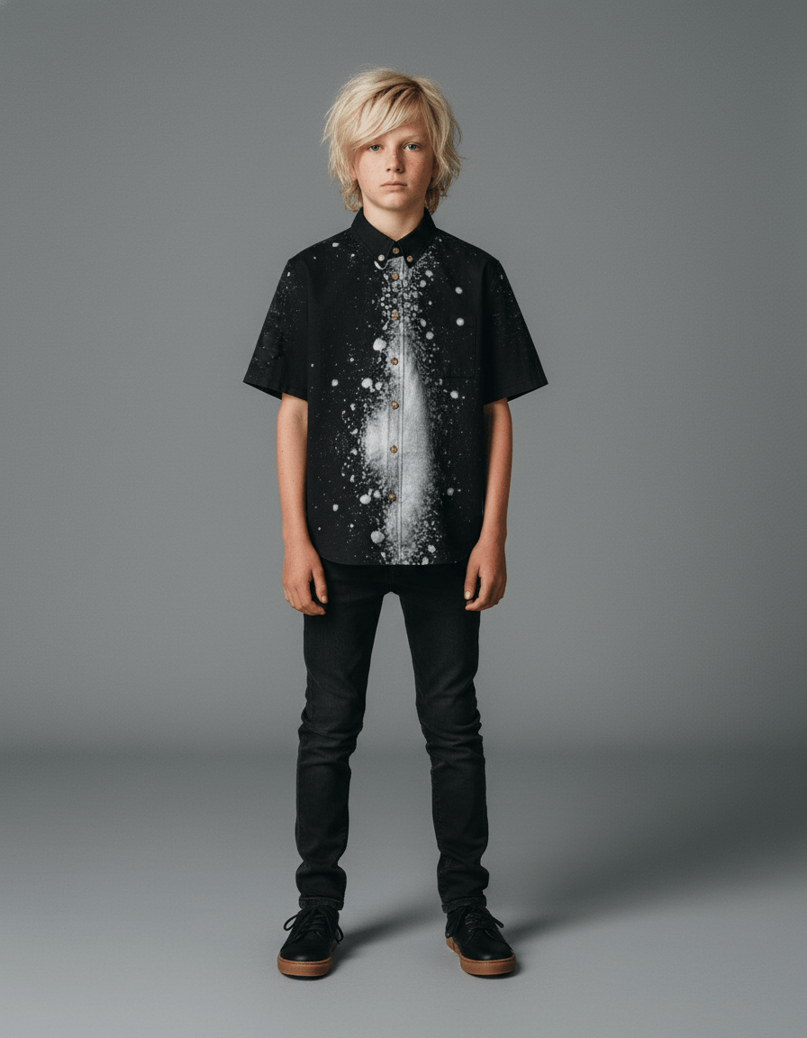 SUGAR LINE by Riffhaus - Children's Shirt With Pocket | 125GSM Cotton - Riff on Rosalía's Berghain Riffhaus 