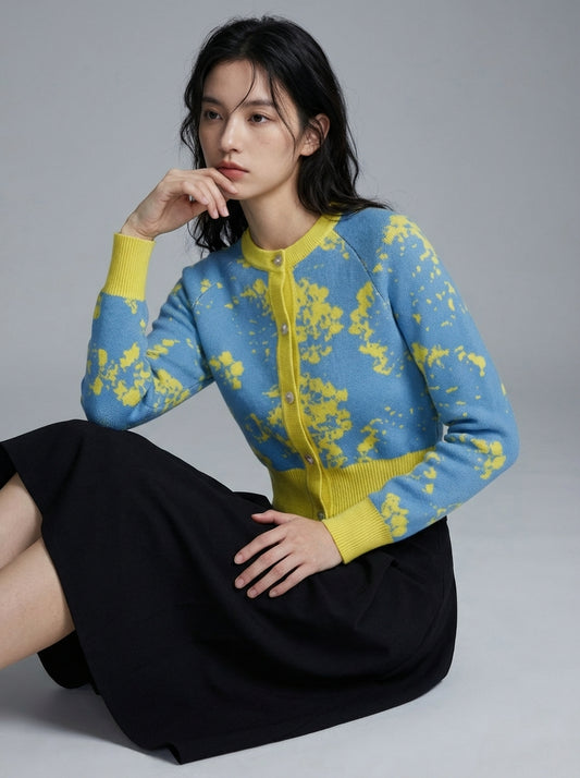 THE SNAKE, Cropped Cardigan