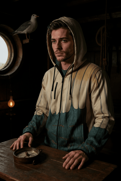Riffhaus Men's Hoodie - At Sea Japanese Breakfast Melancholy Riff